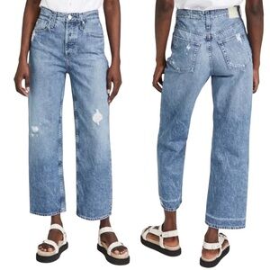 AG ADRIANO GOLDSCHMIED Knoxx High Rise Baggy Boyfriend Jeans Inland Wash‎